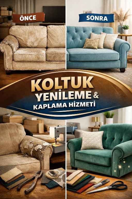 ataşehirde eski kanepe hali yeni döşenmiş hali